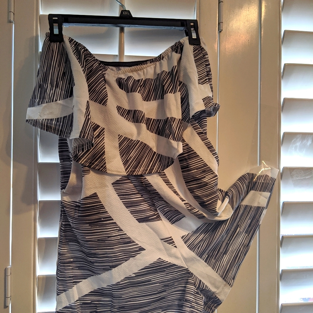 Sexy strapless romper medium